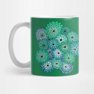 Green Bouquet Mug